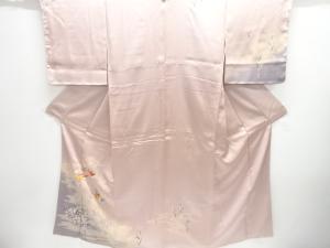 未使用品　流水に鴛鴦模様訪問着